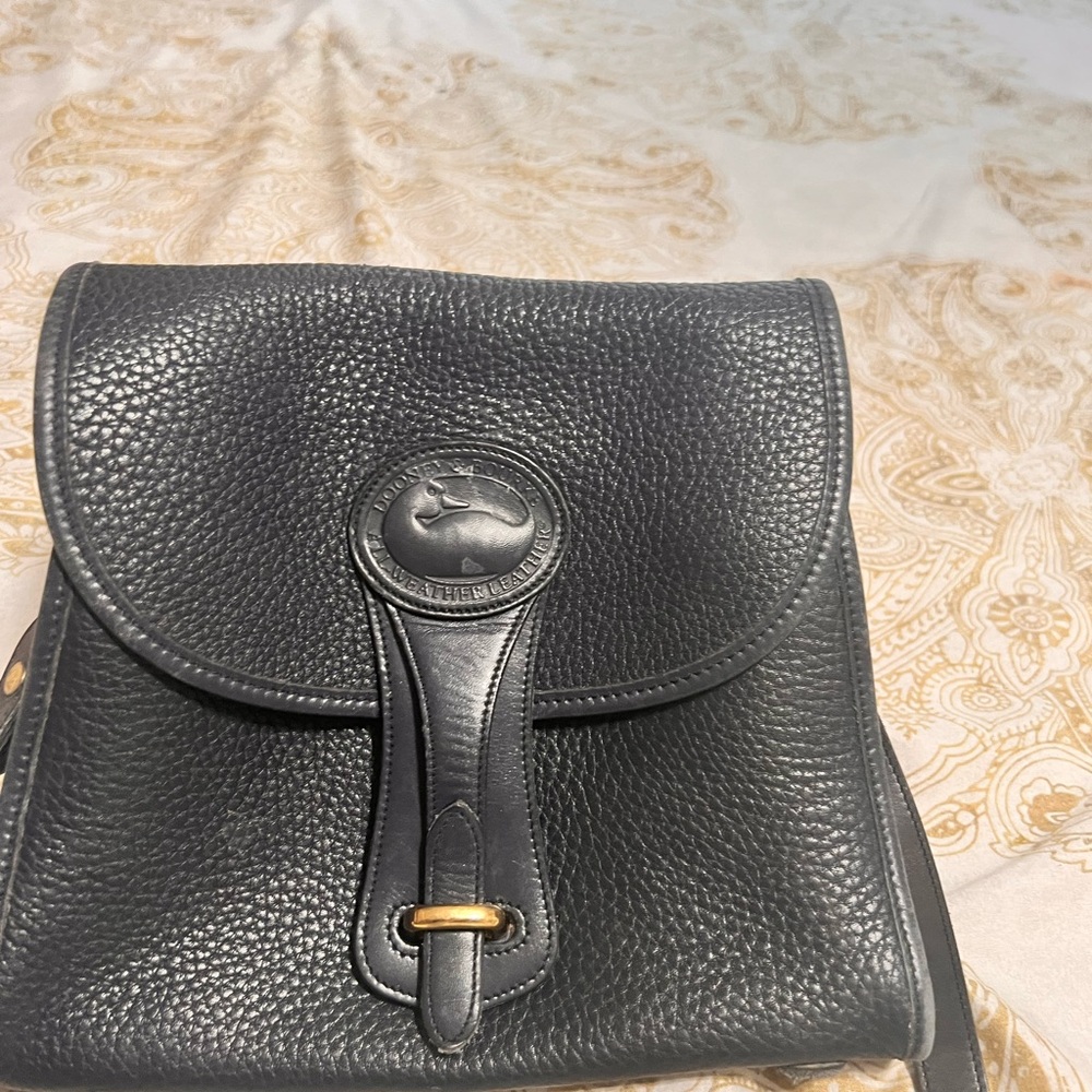 Dooney & Bourke Blue Leather Shoulder Bag
